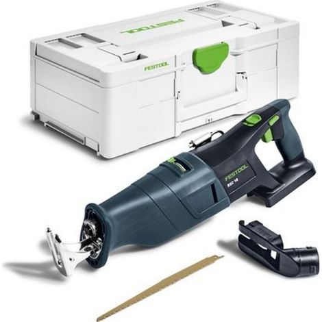 Festool – Scie sabre sans fil 18V – Moteur EC-TEC sans charbons – Course pendulaire – Profondeur de coupe 230mm – Zéro poussière avec aspiration