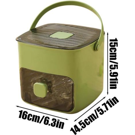 Panier de stockage de glace pour congélateur, bac à glaçons avec couvercle, panier à glace congélateur double couche grande capacité (1/5)
