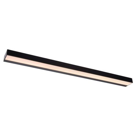 Applique bagno nera barra 90 cm Alexa LED 13W Lucide