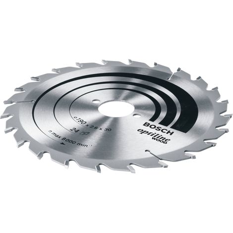 Bosch PRO Wood Kreissägeblatt, 190 x 2,6 x 30 mm, T24 (1/2)