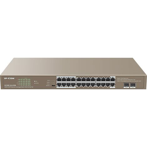 Switch 26p 10/100/1000 Gigabit IP-COM/ 2 PUERTOS SFP / G1126P-24-410W