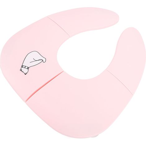 Housse de toilette pliable pour enfants, tapis de toilette de voyage, motif dessin animé, avec ventouse antidérapante, rose. Idéale pour les voyages en extérieur. (1/5)