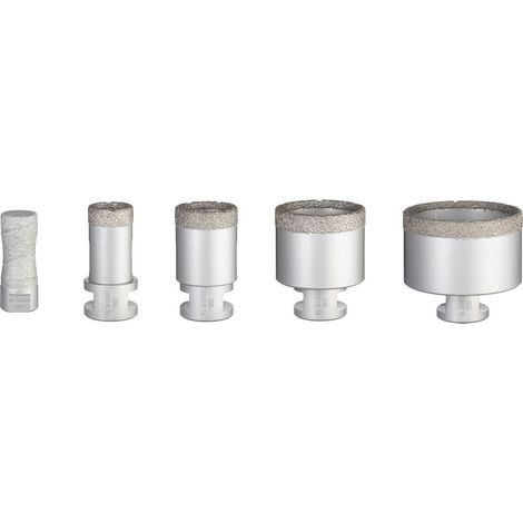 Bosch Diamond Cutter Dry speed-set ( 5 pcs. ) / Diamond Milling Cutter 20-68 mm best for Ceramic / Angle Grinder, 5 pieces ( 2608576669 )