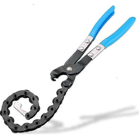 Outil universel de coupe-tubes d'échappement compatible avec les tubes de 3/4" à 3-1/4" - Coupe-silencieux à chaîne - Parfaitement compatible avec une utilisation sur et hors véhicule. WHBYV (1/4)