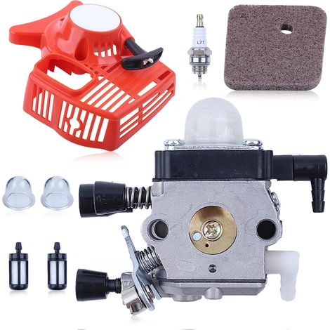 Kit de filtre à carburant, carburateur, démarreur à rappel pour STIHL FS55 FS46 FS45 FS38 FC55 HL45 KM55 FS55 Trimmer, bordureuse, coupe-herbe (1/5)
