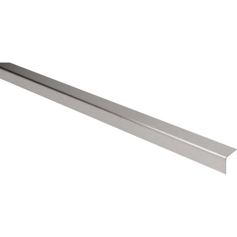 Duval – Cornière égale inox satiné 20 x 20 mm – Épaisseur 8 mm – Pour applications structurelles et décoratives – Résistance à la corrosion