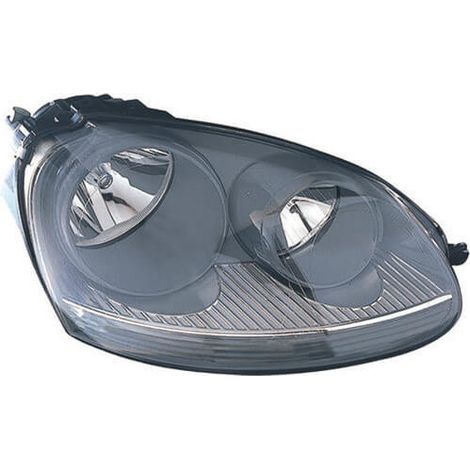 Phare avant droit H7/H7 fond gris Volkswagen Golf 5 2003-2008