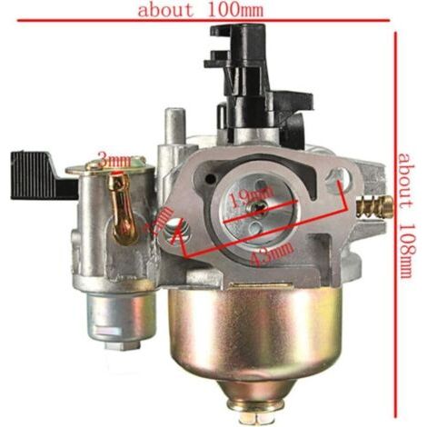 NALOOKAMIC Carburateur De Rechange Carb Compatible avec Honda GX110 GX120 110 120 4HP Gx140 Gx160 Gx168 Gx200 5.5HP 6.5HP Moteurs Moteur Générateur Tondeuse (1/4)