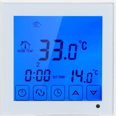 Thermostat pour chauffage au sol électrique domestique, régulateur de température, régulateur de température 200240 V (1/5)