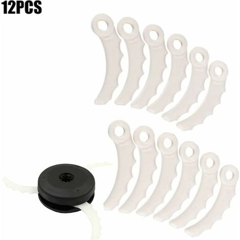Lot de 12 lames de rechange pour débroussailleuse Makita 198426-9 198383-1 DUR368AZ DUR369AZ DUR368LZ (1/5)