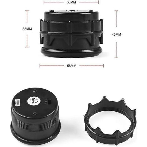 Zoll (52 mm) Abgastemperaturanzeige mit blauer LED und Sensor