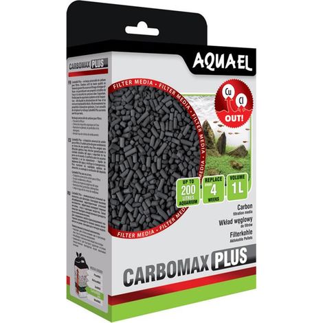 Aquael Carbomax Plus 1l - carbone attivo (1/2)