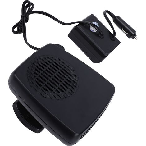 Ventilateur chauffant auto 200W 360° portable petit radiateur électrique régulation intelligente 2 sorties USB 2 niveaux (1/5)