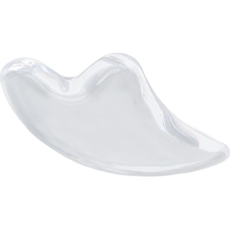 Plaque de Guasha Transparente Portable pour Massage du Visage et du Corps - Outil de Soin Anti-Âge et Détente (1/5)