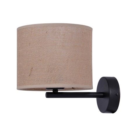 Applique murale SEVANA Kaja K-4378 noire beige E27