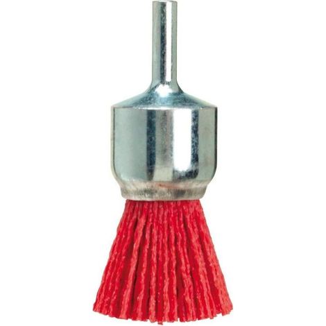 SPAZZOLA ABRASIVA A PENNELLO CON FILI NYLON 25X30mm - - MAURER (1/2)