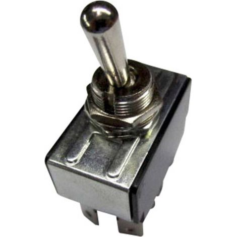 TRU COMPONENTS 1587674 TC-R13-28E-01 Interruttore a levetta 250 V/AC 10 A 2 x On / Off / On Permanente / 0 / Permanente (1/2)