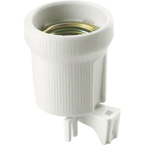 VIMAR - 02174.S Douille E27 D43 mm, plaque de porcelaine 90°