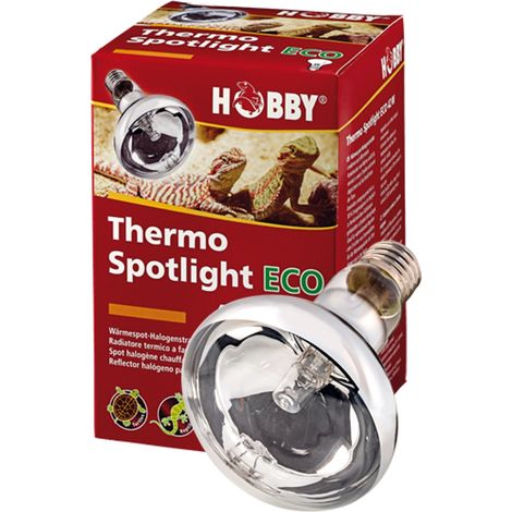 Hobby Thermo Spotlight Eco, spot halogène chauffant pour le terrarium - 28W (1/3)