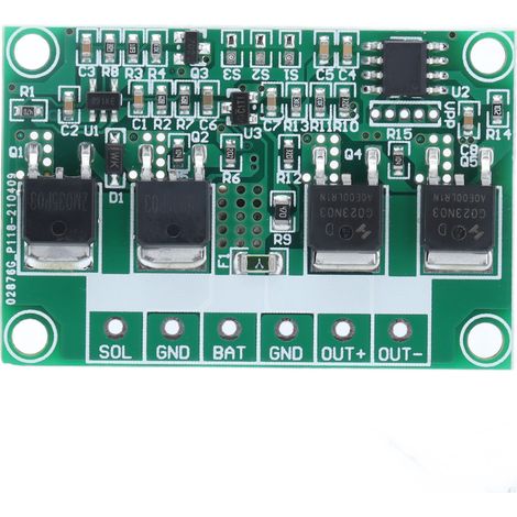 Plaque de circuit pour lampe solaire 10A, contrôleur clignotant 3.2V-18V pour éclairage LED avec alertes