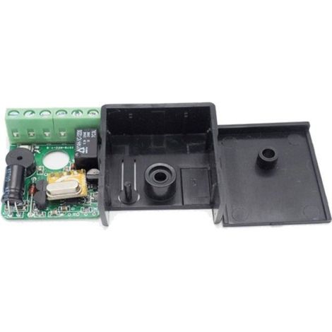 Récepteur Télécommande Porte Garage - 433 MHz - Code Tournant - 12 V / 24 V CC - 1 Canal - Pour Moteur Porte Garage (1/5)