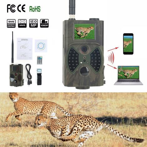 Caméra de Chasse HC-300M avec Vision Nocturne, Etanchéité IP66 pour la Nature, Le Jardin, la Surveillance et la sécurité de la Maison (1/5)
