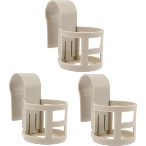 3pièces Porte-gobelet Clip Piscine Hors-Sol Support De Boisson Pratique Et Antidérapant pour Canettes Téléphones Et Crèmes Solaire Accessoires De Piscine (1/5)