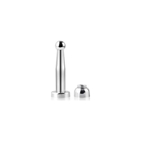 Butée de porte magnétique, butée de porte magnétique en acier inoxydable, fixation murale souple, loquet de porte magnétique, butée de porte, argent (1/5)
