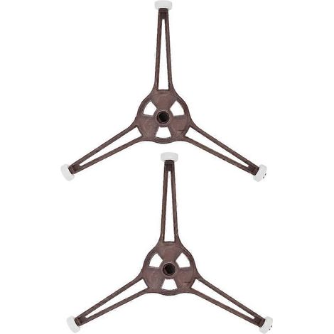Lot de 2 supports de plateau tournant à trois bras pour micro-ondes, anneaux de rechange pour four rotatif-16X16X1.5cm (1/4)