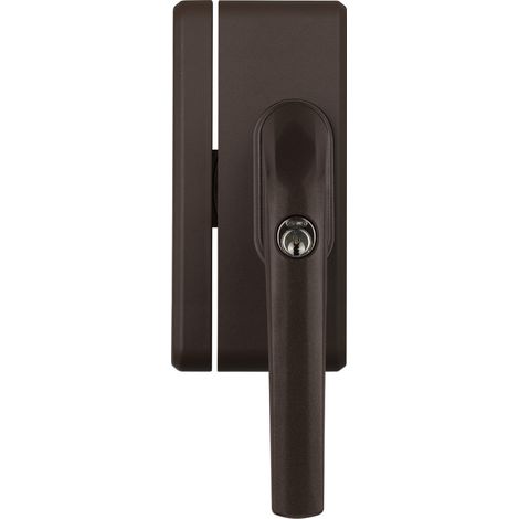 ABUS Fenstergriff-Zusatzsicherung FO400N B braun gleichschl. AL0125
