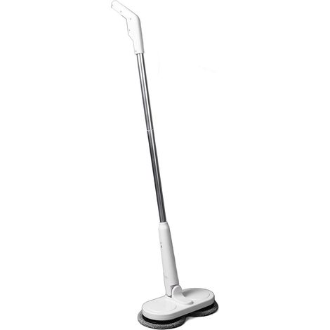 Balai serpillière électrique sans câble portable pro à recharge double disque rotatif autopropulsé performant pour nettoyage sols (1/5)