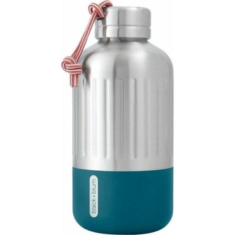 Black Blum Explorer Isolierflasche grau blau 0,65L