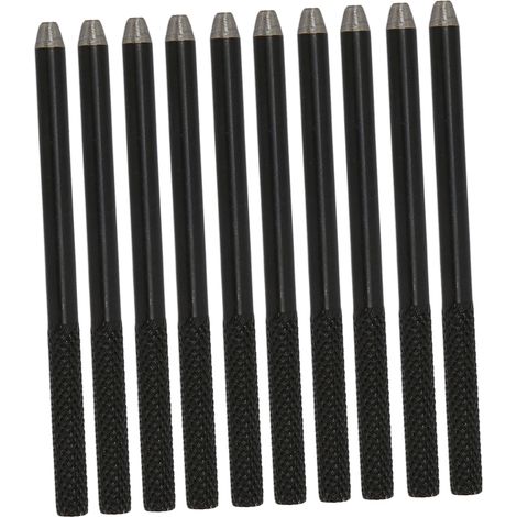 Jeu de 10 poinçons en acier creux pour cuir, outil robuste de perforation ronde, idéal pour ceintures, montres, tissus et joints, diamètre 2,0 cm. (1/5)