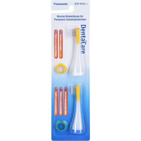Panasonic EW0942W835 Aufsteckbürsten für elektrische Zahnbürste 2 St. Weiß (1/3)