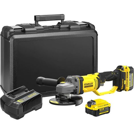 Smerigliatrice Angolare V20 18V 4.0Ah STANLEY FATMAX SFMCG400M2K