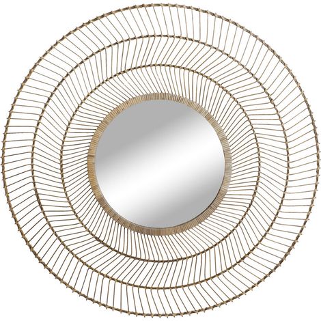 Espejo Bambu Cristal 110X2,5X110 Natural (1/5)