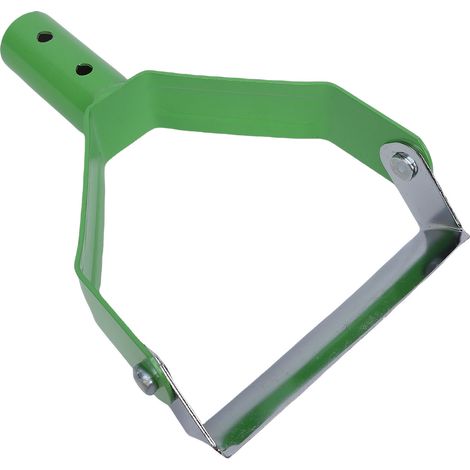 Étrier de binette de jardin robuste en acier au carbone, poignée de combat efficace pour le désherbage, le jardinage et les travaux d'aménagement paysager. (1/5)