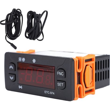 Régulateur de température numérique-50 ℃ à 99 ℃, régulateur de Thermostat de sécurité de haute précision pour camping-car et Van AC220V (1/5)