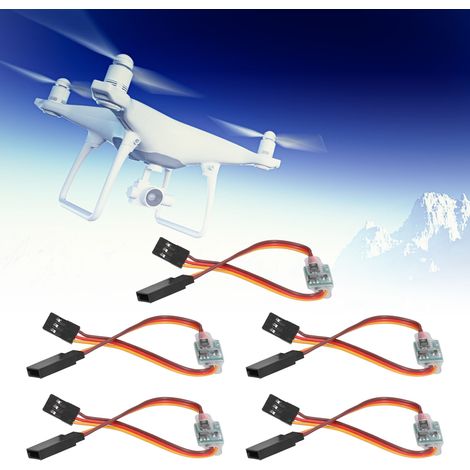 5 Pièces Inverseur de Signal Servo pour Servomoteur RC, Inverseur de Rotation 3.6V-24V 5A pour Avion et Drone (1/5)