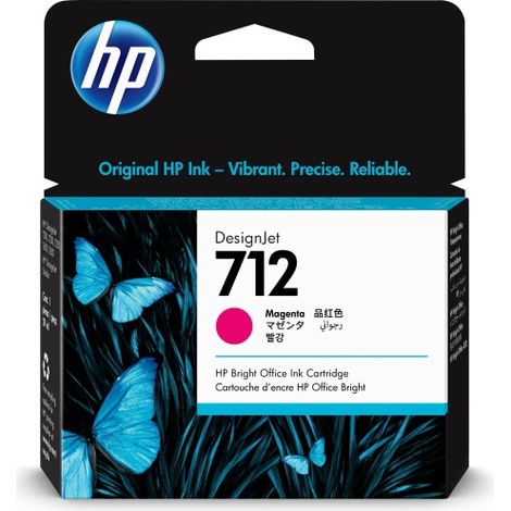 Cartouche d'encre HP 712 (3ED68A), magenta