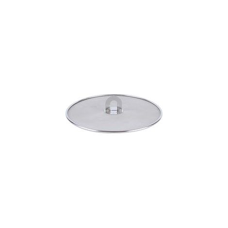 ÉCran Anti éClaboussures En Acier Inoxydable Pour Cuisine, 21cm Couvercle Anti Eclaboussure Grille Anti Éclaboussures Poêle en Acier Inoxydable