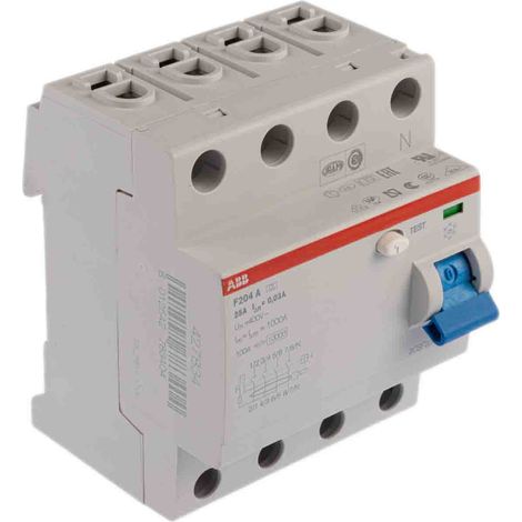 ABB F204 A 25 4P 25A 30mA-A Type A RCD (1/2)
