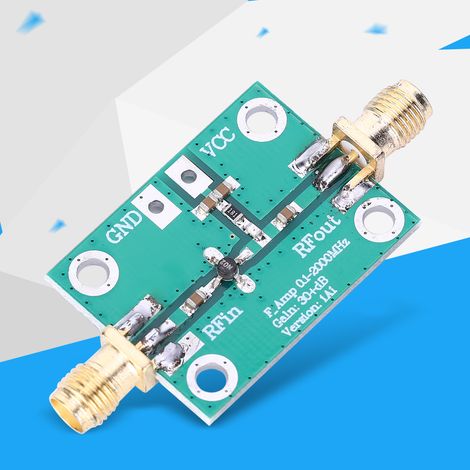 Module de carte LNA à faible bruit, amplificateur RF à large bande 0,1-2000 MHz, gain 30 dB (1/5)