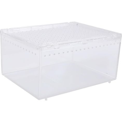 Terrarium pour Reptiles, Boîte D'élevage pour Reptiles, Boîtier Magnétique en Acrylique, pour Escargots, Geckos, Mantes Religieuses, Lézards, Araignées Et Vivariums (1/5)