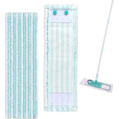 2 Pièces Housses de Rechange pour Leifheit Profi XL Micro Duo/Cotton Plus 47x15cm Serpillères de Rechange compatibles avec Leifheit Housse de Rechange en Microfibre pour Tous Types de Sol (1/5)