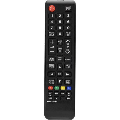 Télécommande Tv - Compatible Samsung BN59-01175N - Pour Smart TV LED LCD - 1 Pièce (1/5)