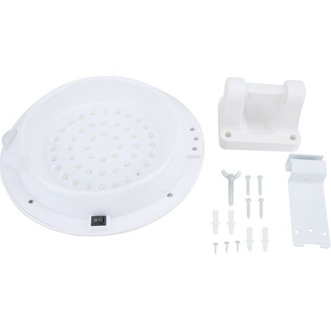Lumière murale extérieure solaire 48 LED étanche, capteur de mouvement, blanc, pour jardin et cour