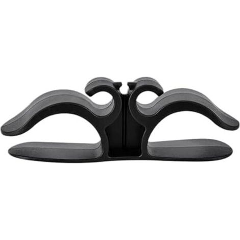 Organisateur de câbles Cuisine - Support Pratique, adhésif, Accessoires avec Design Flexible et Fixation Solide Gestion des fichiers pour mixeur, Robots, bouilloires, cafetières noir (1/5)