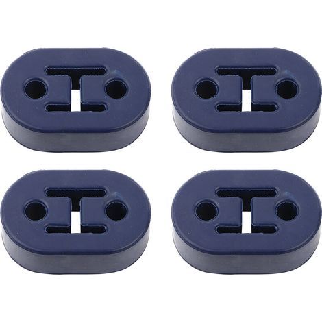pour silent bloc echappement Silencieux d'échappement de voiture à Universel Bleu de Silicium 4PCS Cintres Courts de Suspension Amortisseur D'isolant de Silencieux Fixation de Tuyau de Qu (1/5)