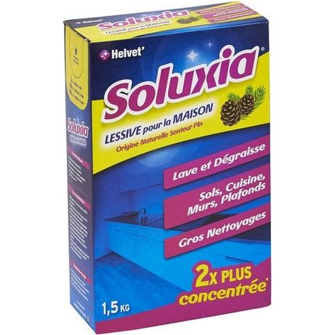 Lessive Gros Travaux Résine De Pin Soluxia, Étui 1,5 Kg (1/2)